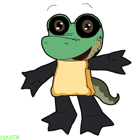 lizardbread but chibi